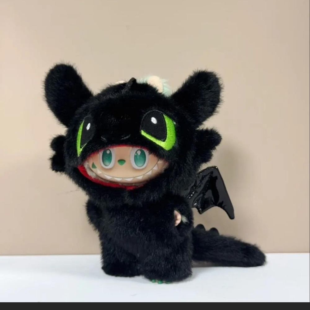 How To Train Your Dragon TOOTHLESS costume Outfit For POPMART Labubu Doll